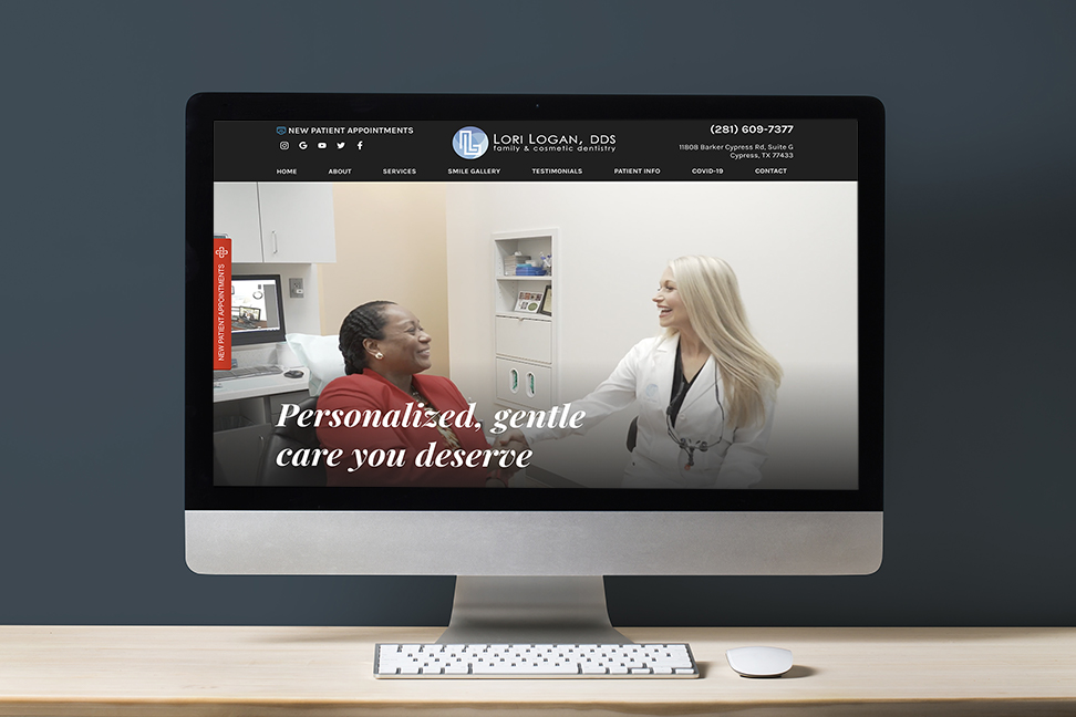 Best Dental Website Designs of 2020 5 best 2020 lori logan 1