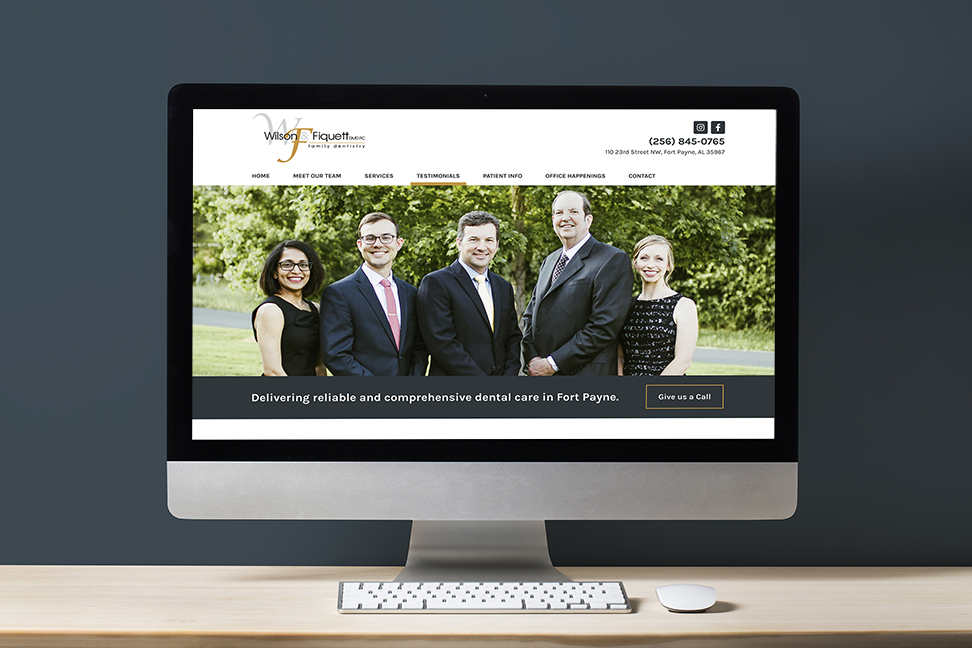 Best Dental Website Designs of 2020 4 best 2020 wilson 1