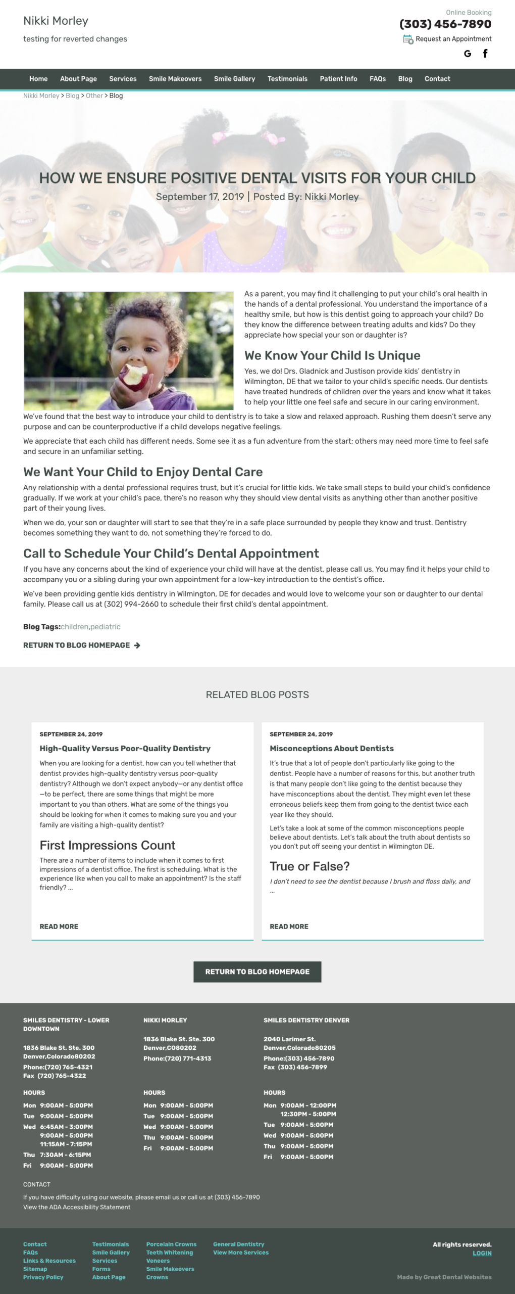 screencapture nikkimorley greatmedicalwebsites blog Other How We Ensure Positive Dental Visits for Your Child 15844 2019 09 24 10 49 58
