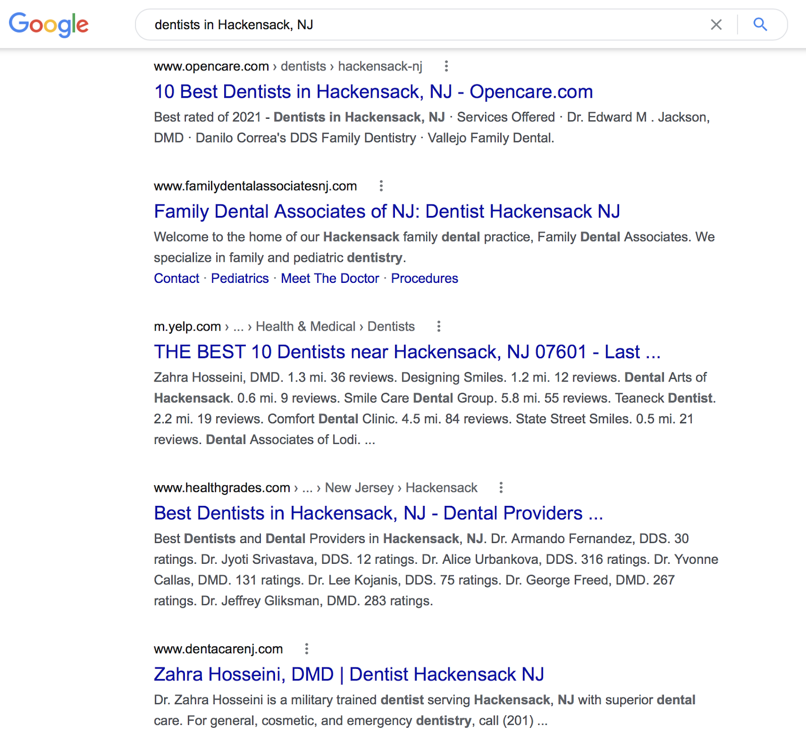 Dental SEO